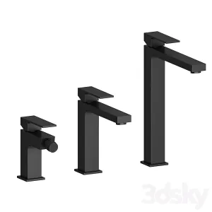 Paffoni Elle Black Matt Chrome