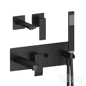 Paffoni Elle Black Matt Chrome