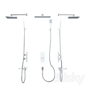 Shower System for Concealed Installation TIMO Selene