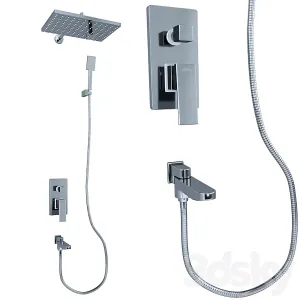 Shower System for Concealed Installation TIMO Selene