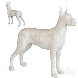 Deco Figurine Comic Dog Maddox