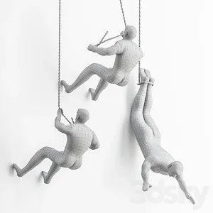 Human Diver Sculpture