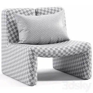 Dario Green Boucle Accent Chair By CB