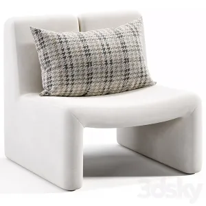 Dario Green Boucle Accent Chair By CB