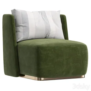 McQueen Armchair By Cazarina