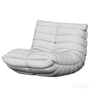 Suede Armless Bean Bag Chair Lounger by Trule