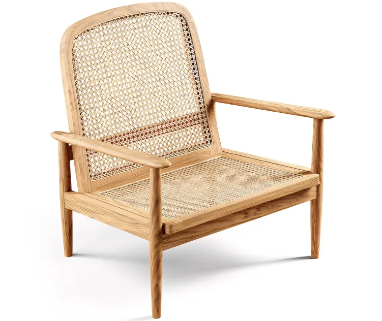 Zara Home The Teak Rattan Armchair