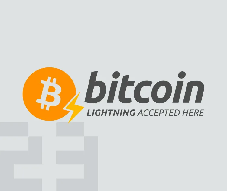 Bitcoin lightning accepted here
