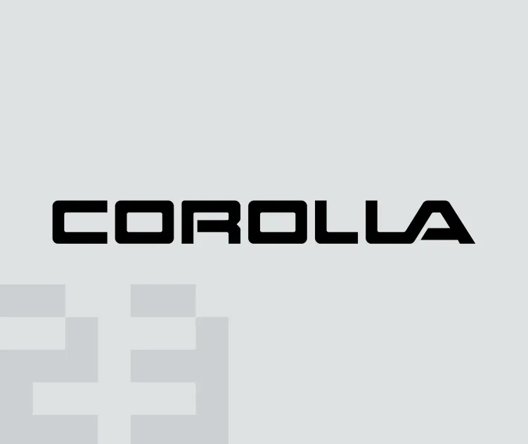 Toyota Corolla E80 Wordmark