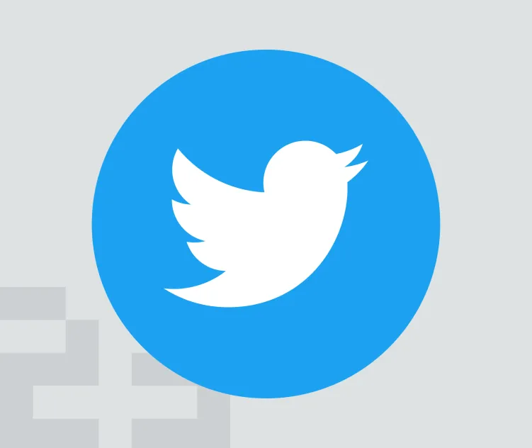 Twitter Icon Circle Blue