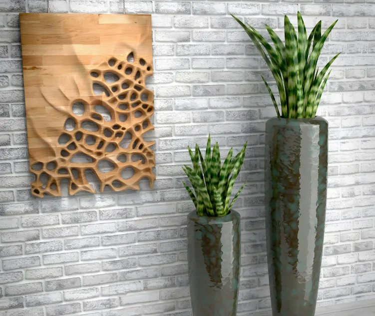 Cnc milled maple wood