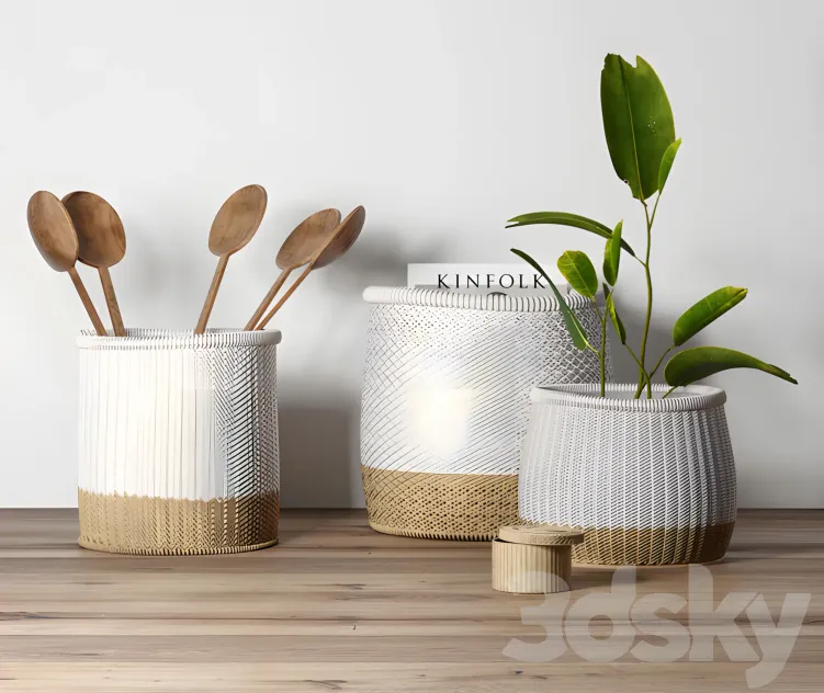 Decorative with baskets