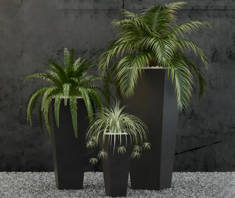 Salento tapered planters