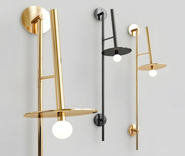 Nodes large pivot wall sconce