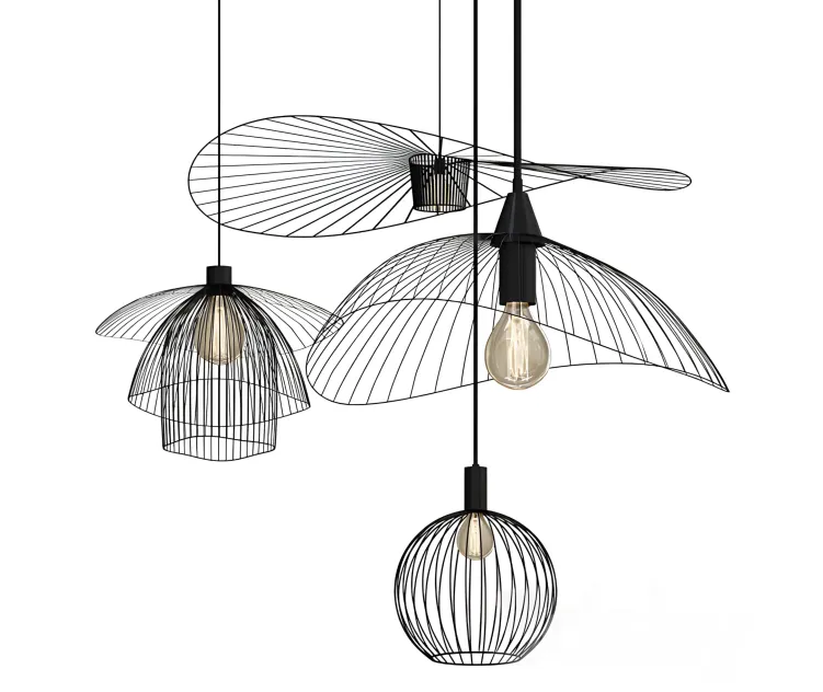 Abunchof chandeliers