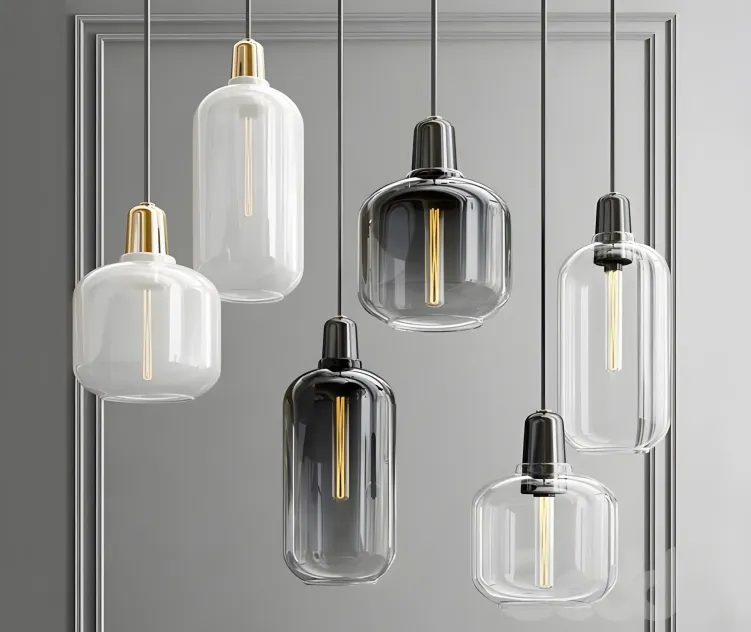 Amp lamp large eu pendants