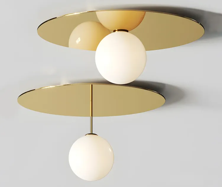 Atelier areti plate sphere ceiling lamps