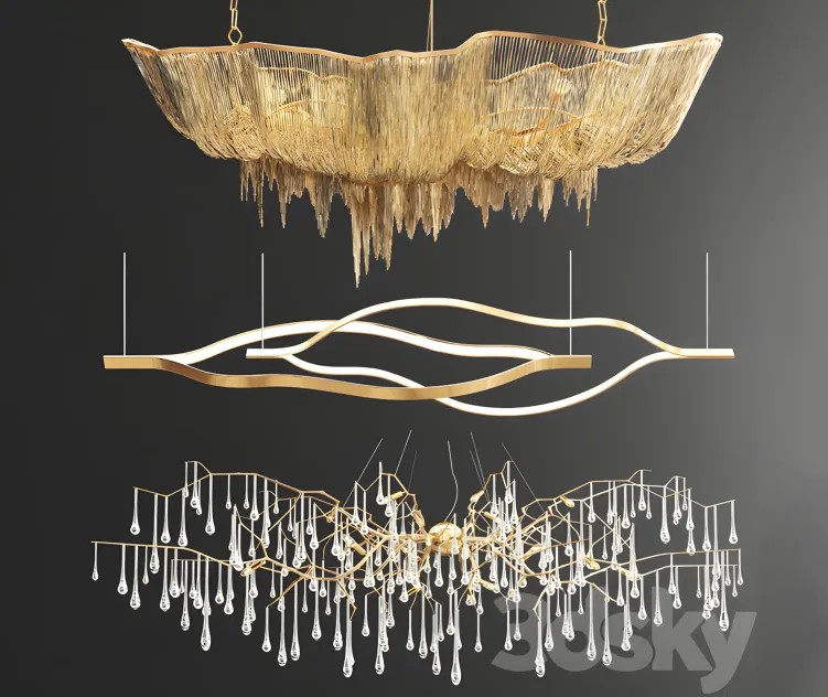 Atlantis henge bijout chandelier