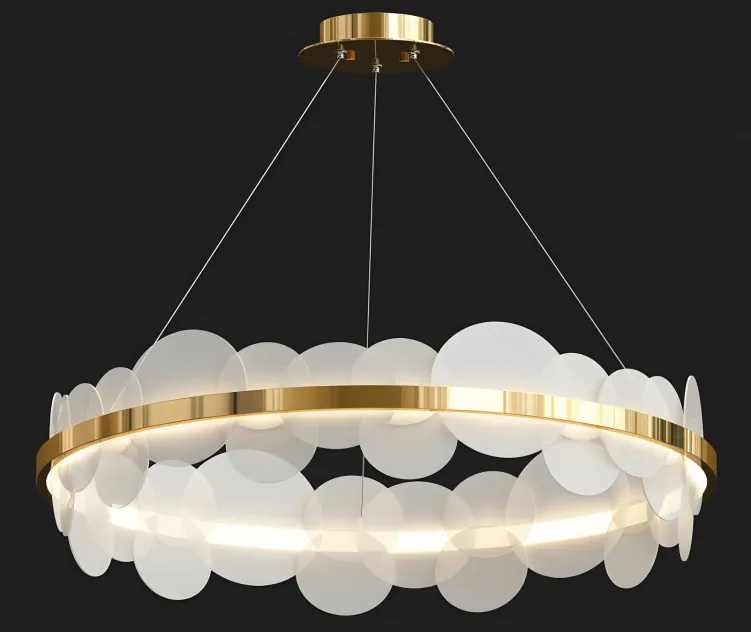 Bollarm circle chandelier