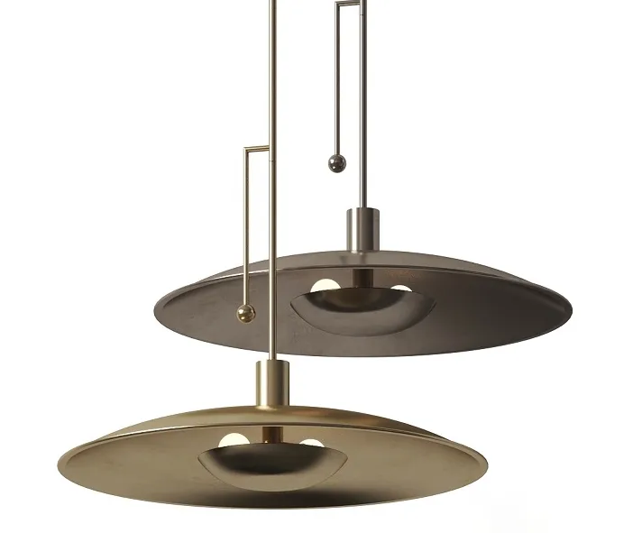 Cb alavanca brass pendant light