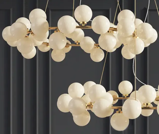 Chandelier inflora plafonds by atelier aret