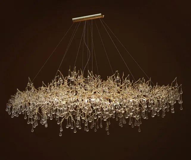 Chandelier serip bijout oval large chandelier