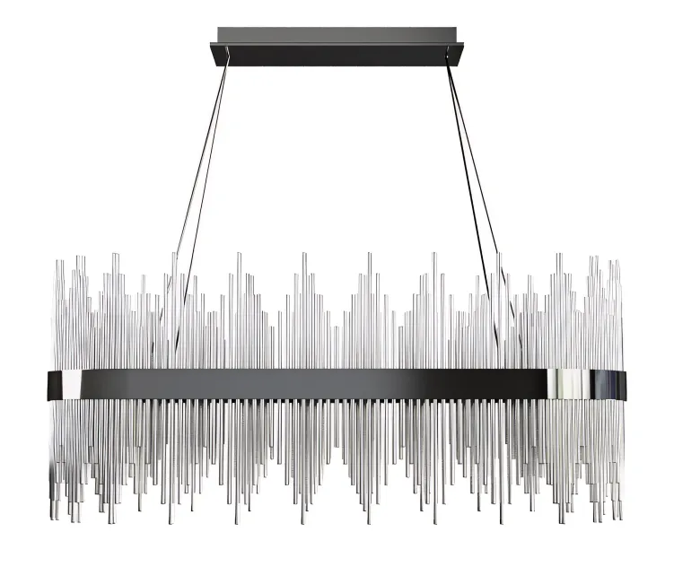 Chromeglass chandelier garda decor