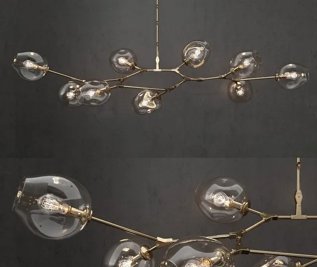 Collection branching bubble lamps
