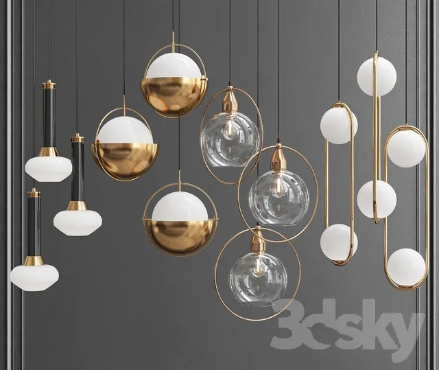 Collection of pendant lights