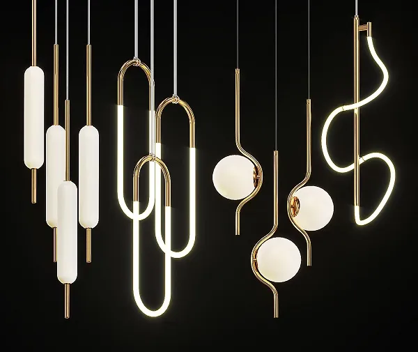 Collection of pendant lights lampatron