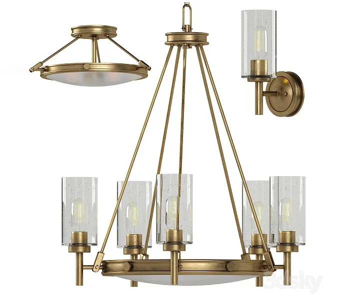 Collier elstead lamp set