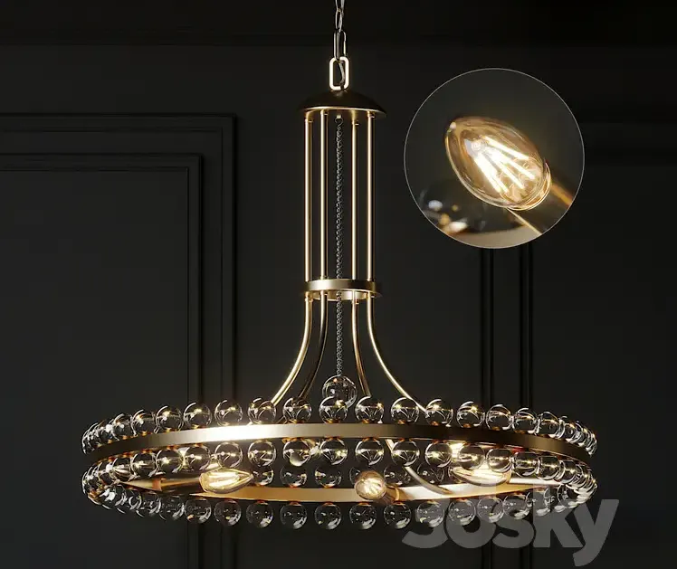 Crystorama clover light chandelier