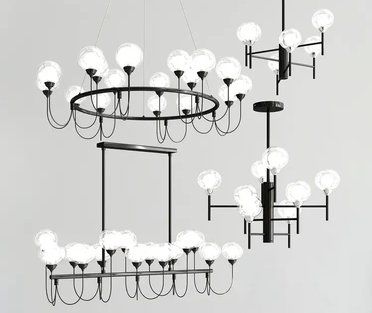 Demarkt chandelier bremen collection light