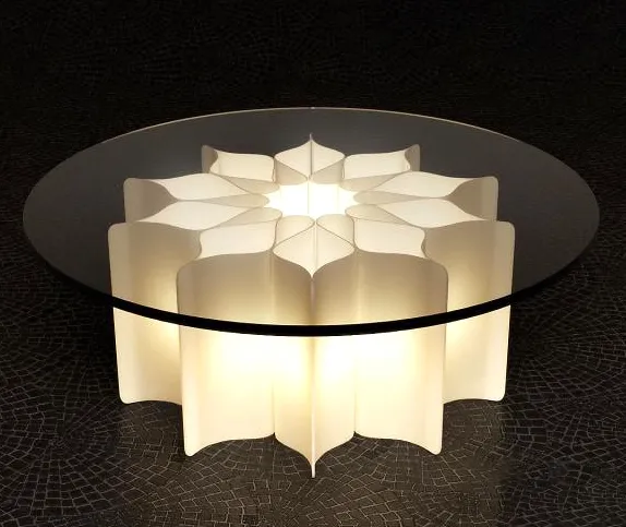 Elysee light table by pierre paulin