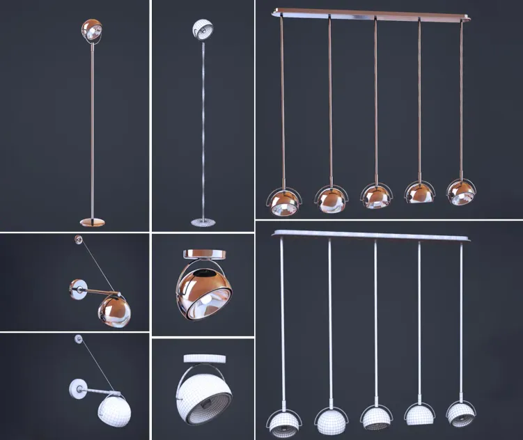 Fabbian beluga steel