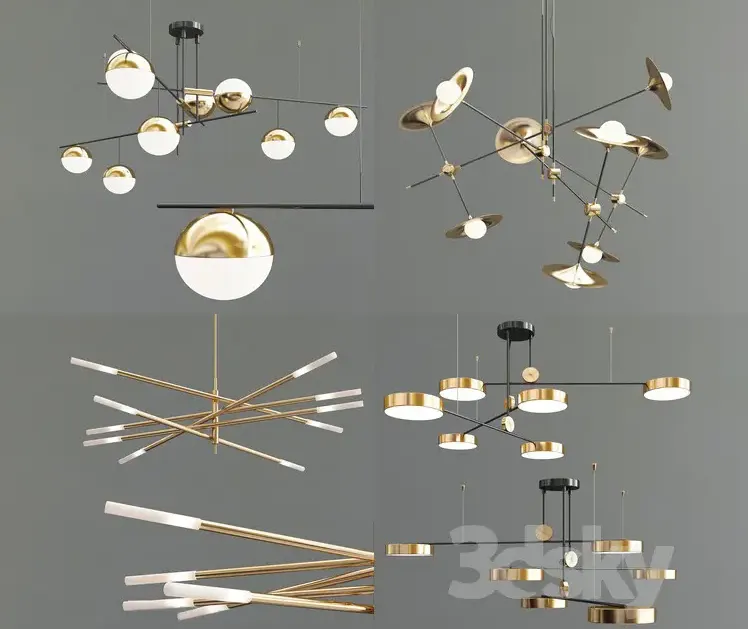 Four exclusive chandelier collection