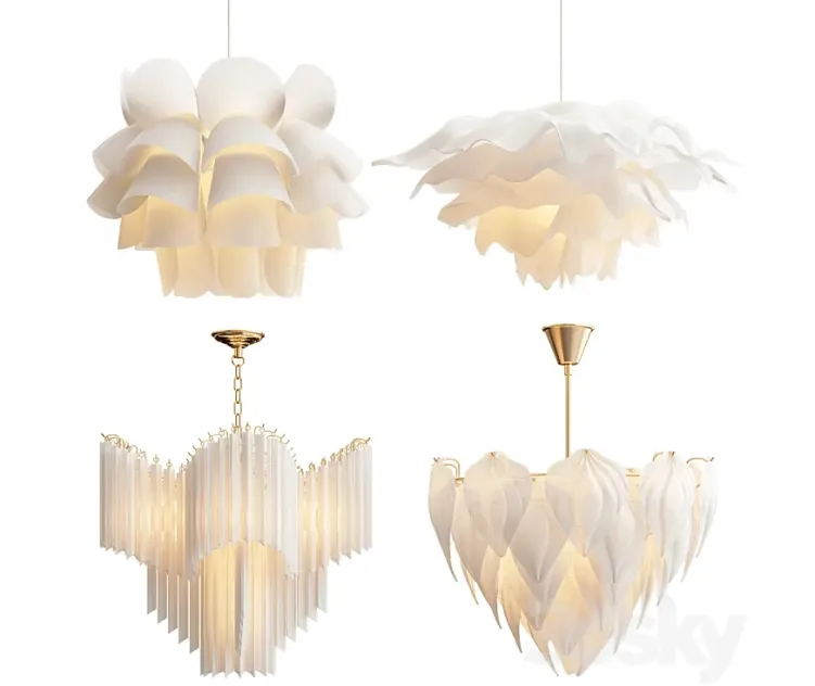 Four exclusive chandelier collection