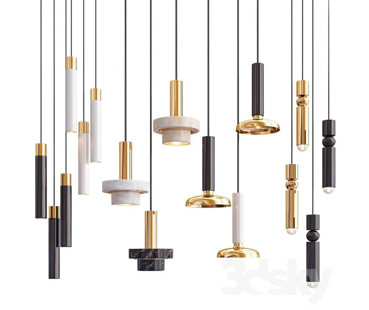 Four hanging lights exclusive