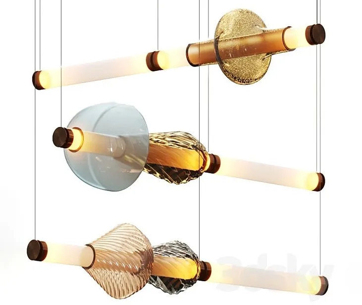 Gabriel scott luna kaleido pendant lamps complication