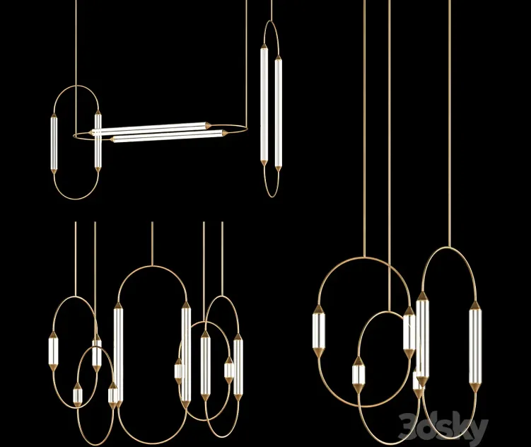 Giopato coombes cirque chandelier set