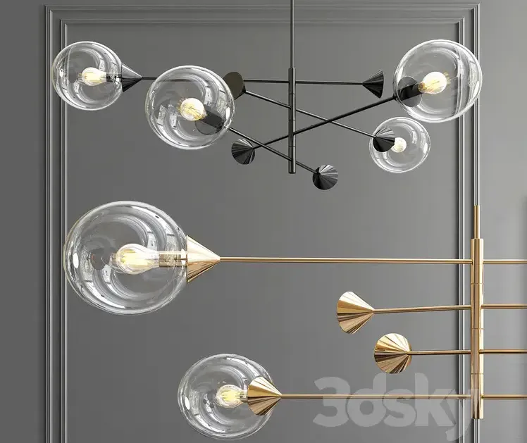 Giorgetti kendama pendant lamp