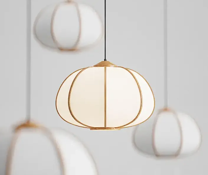 H m bamboo pendant light