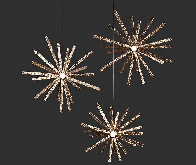 Hanging art lamp zvezda vetvi store