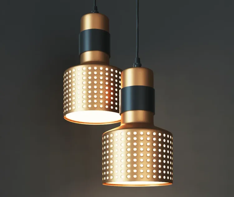 Hanging lamp dome deco