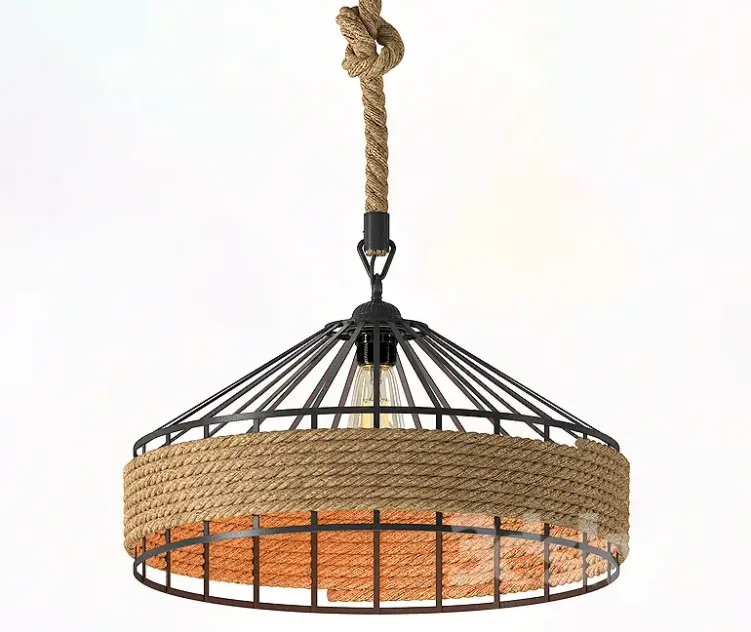 Hanging lamp loft country