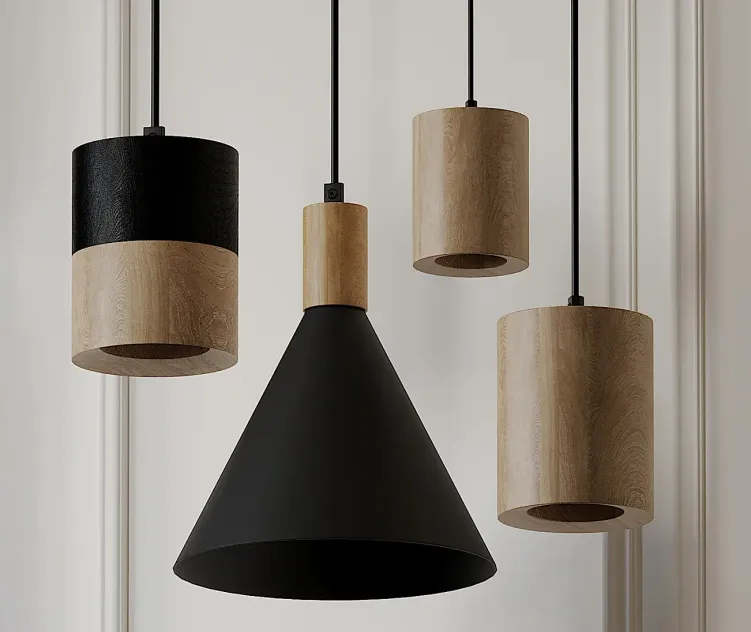 Hanging small cone spot half black asaf weinbroom