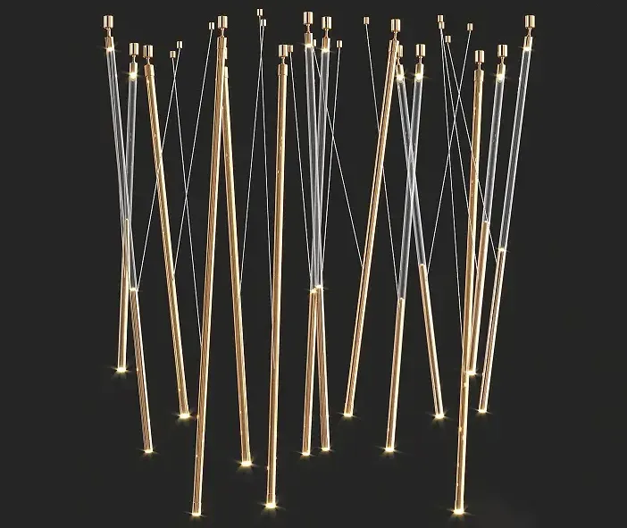 Henge skyfall chandelier