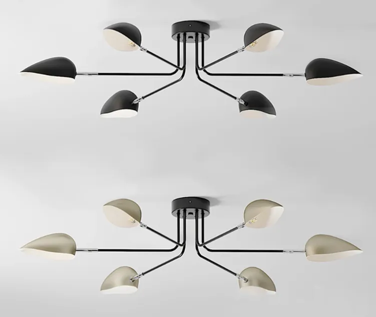 Industrial modern light ceiling lamp
