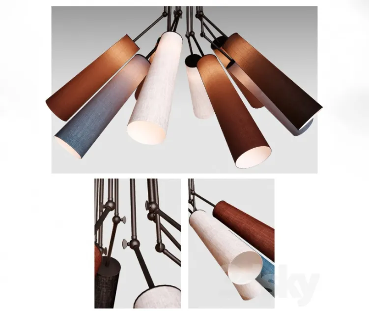 Kare pendant lamp multi speaker lite
