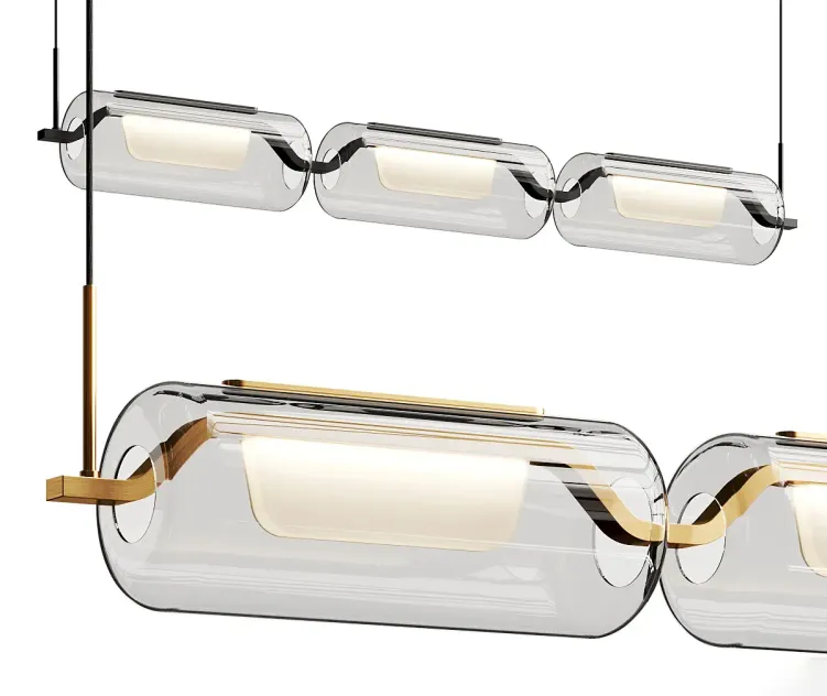 Kuzco lighting hilo linear pendant lamp